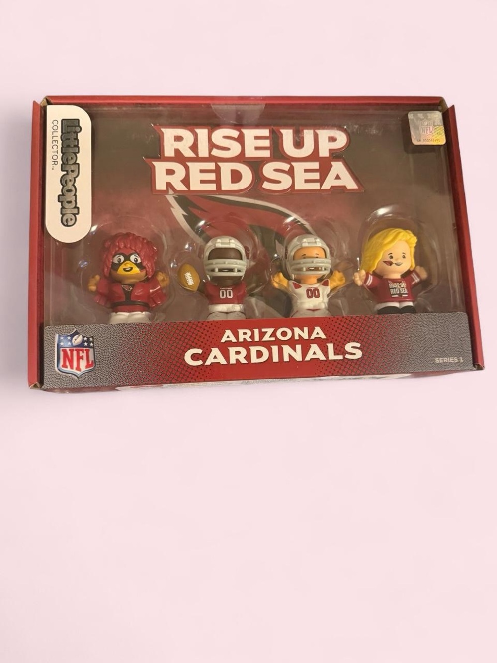 LittlePeople Arizona Cardinals 'Rise Up Red Sea' 4-Figure Pack - Red